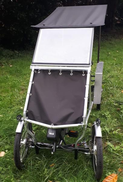 NEU:  Elektro Vier Rad Zemto-Velo-Cabrio, möglich mit Dach und Regenschutz